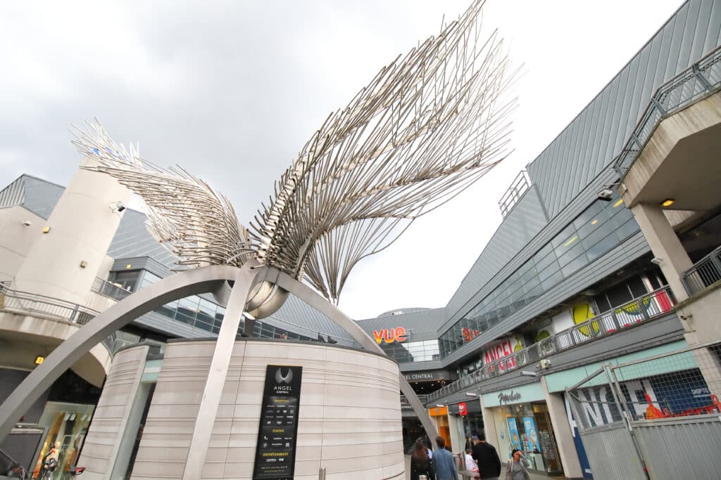 Angel Central Islington Shopping Centre in Islington, London.