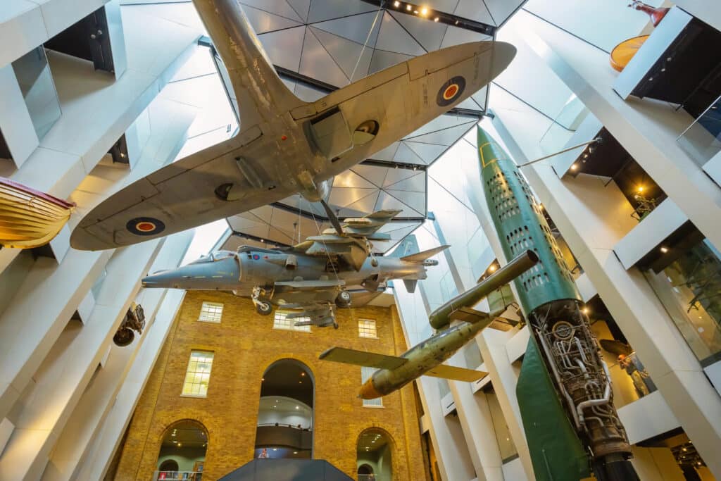 Aircraft at the Imperial War Museum London.