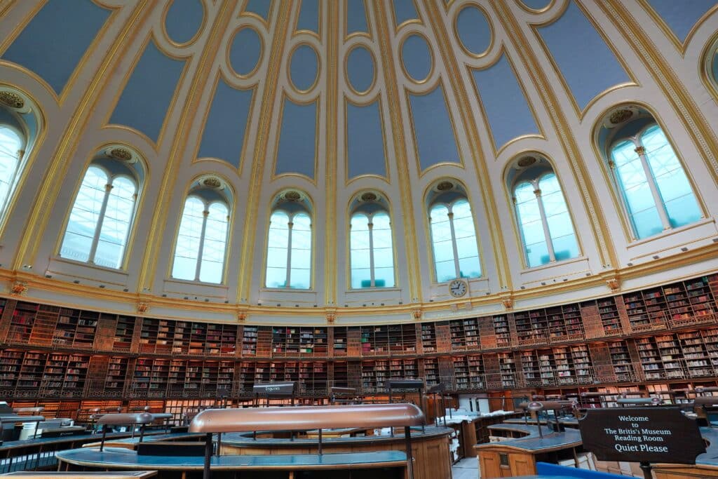 The British Museum's Reading Room.